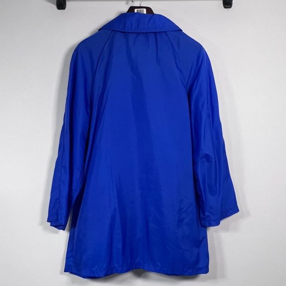Vintage Lane Bryant‎ Windbreaker Jacket Adult L/XL Blue Rainbow 80s Retro - Picture 4 of 10